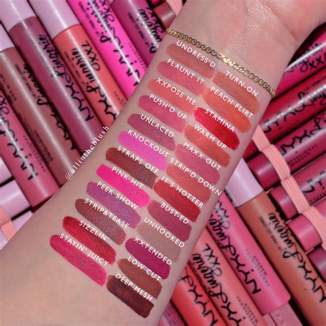 nyx matte liquid lipstick shades.